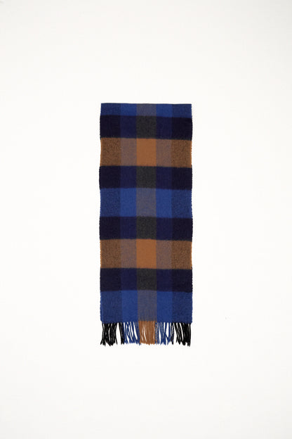 Cashmere checkered scarf