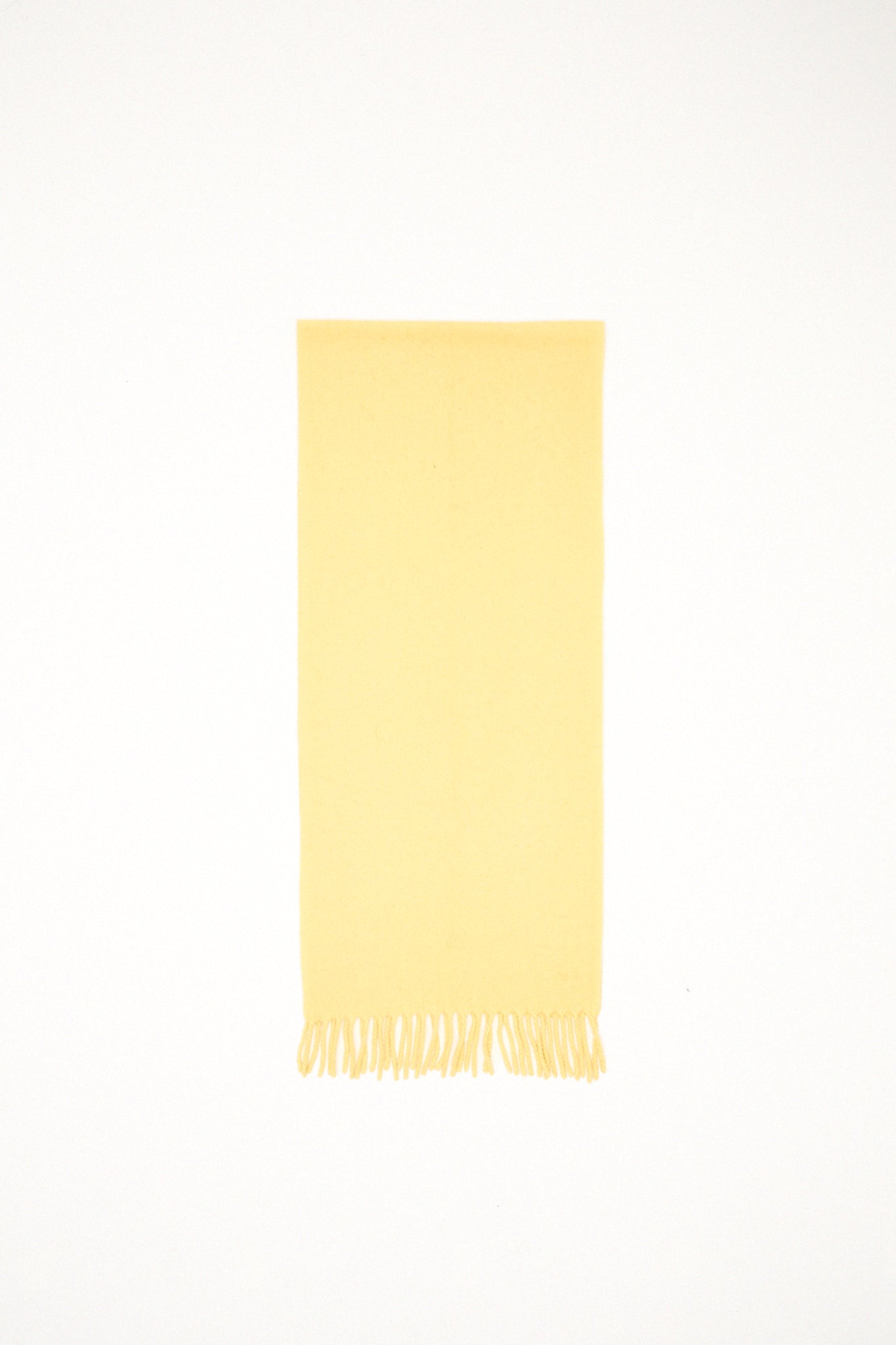 Yellow warm scarf