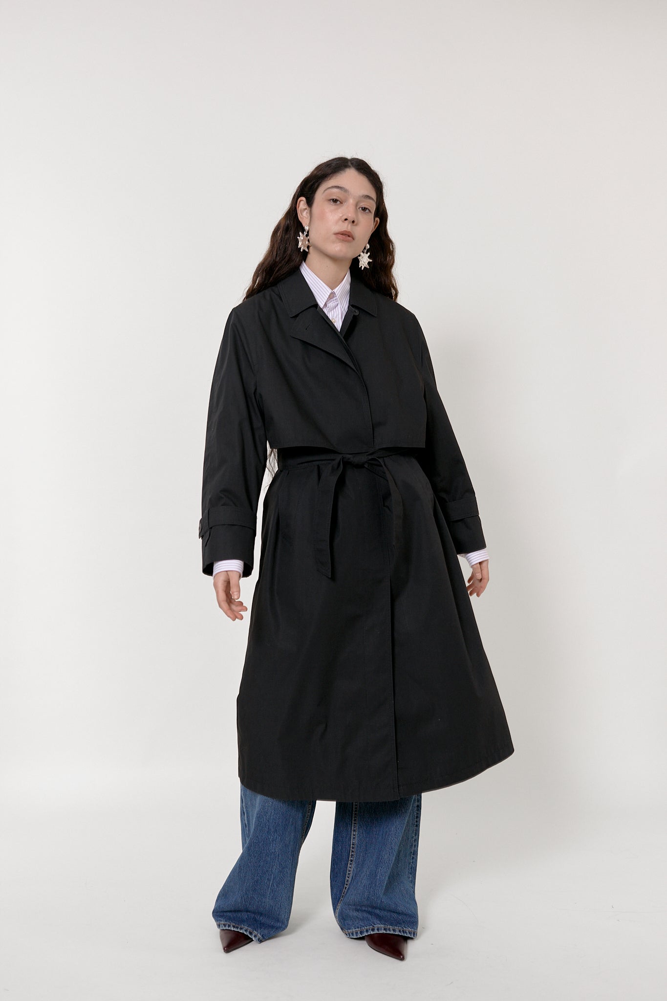 Vintage black trench