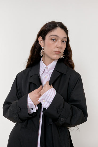 Vintage black trench