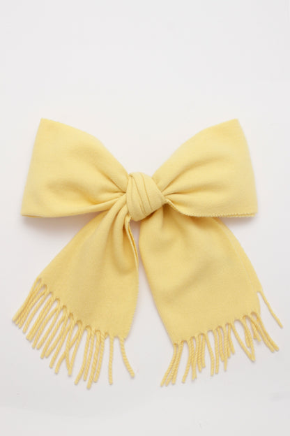 Yellow warm scarf