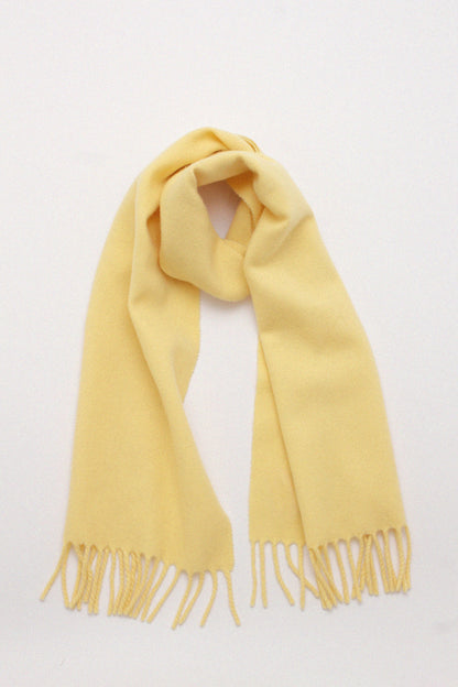 Yellow warm scarf