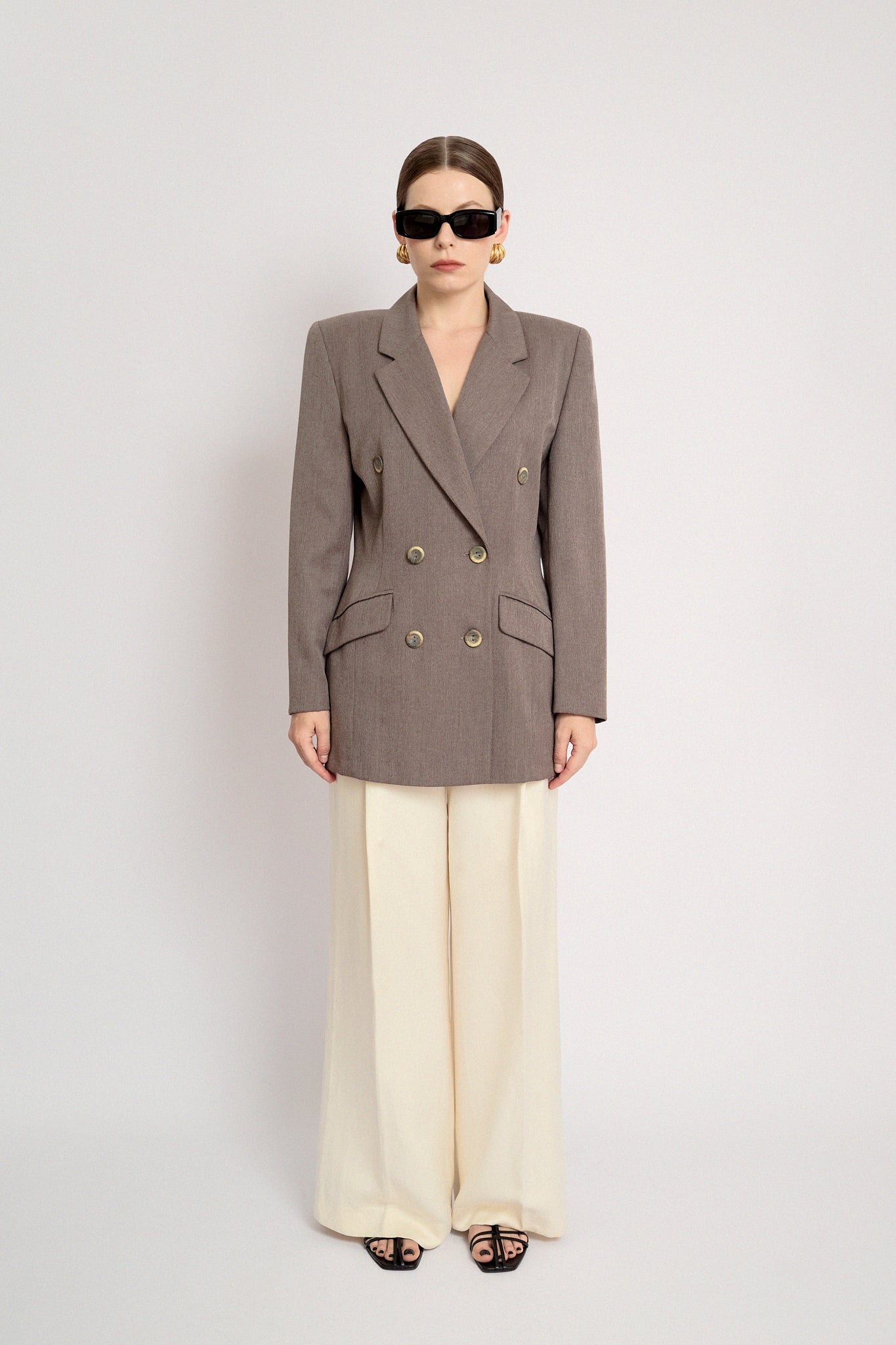 Cappuccino coloured blazer