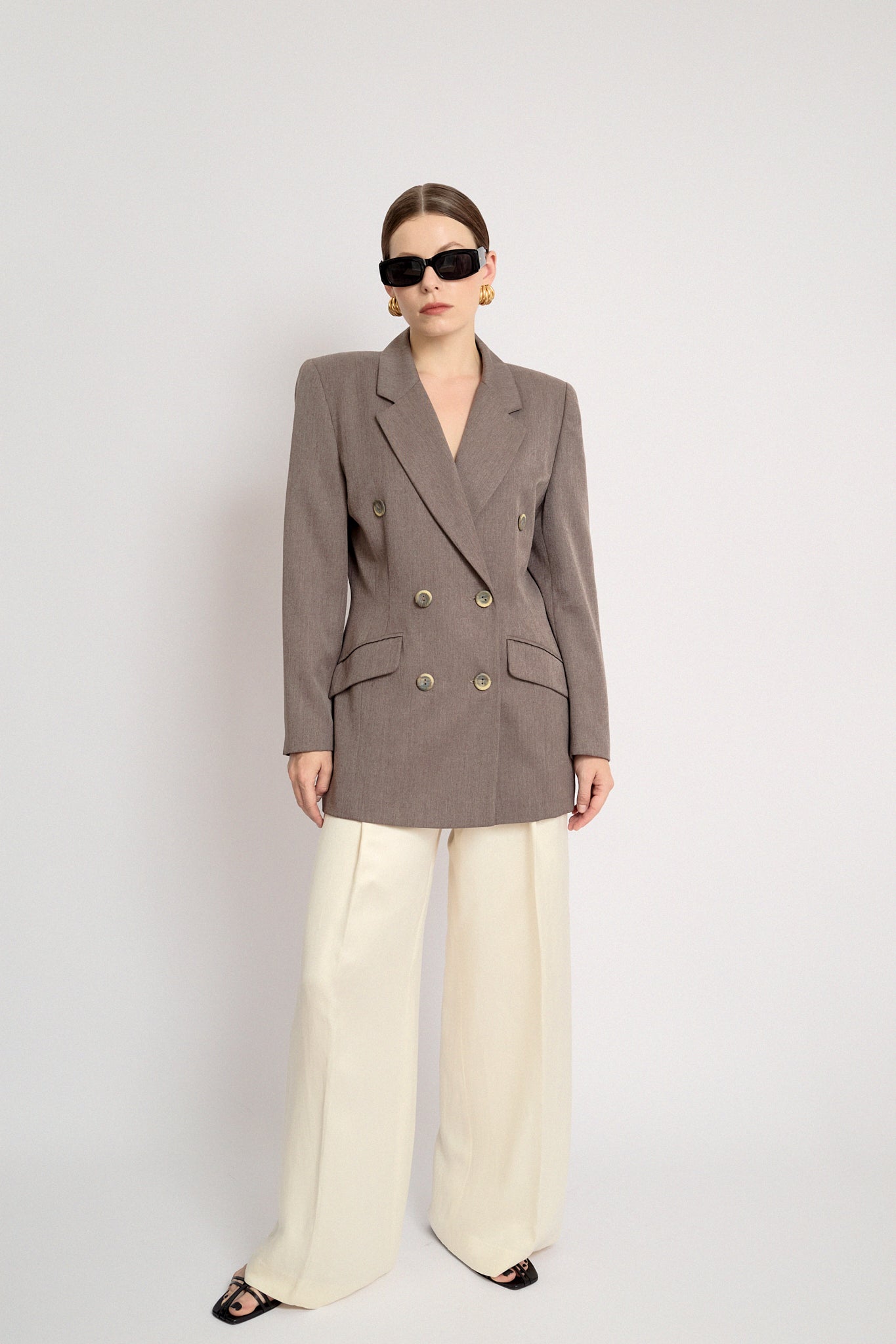 Cappuccino coloured blazer