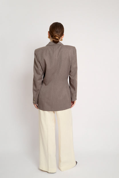 Cappuccino coloured blazer