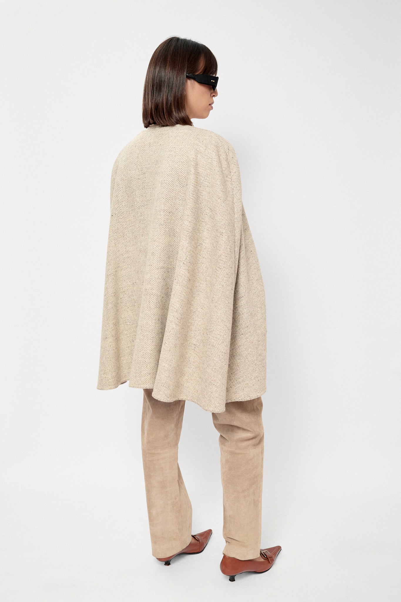 Wool poncho