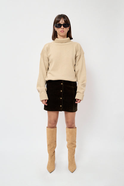 Corduroy skirt