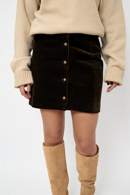 Corduroy skirt