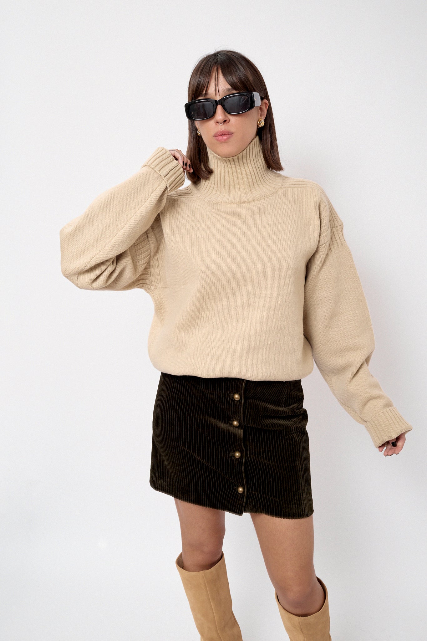 Corduroy skirt