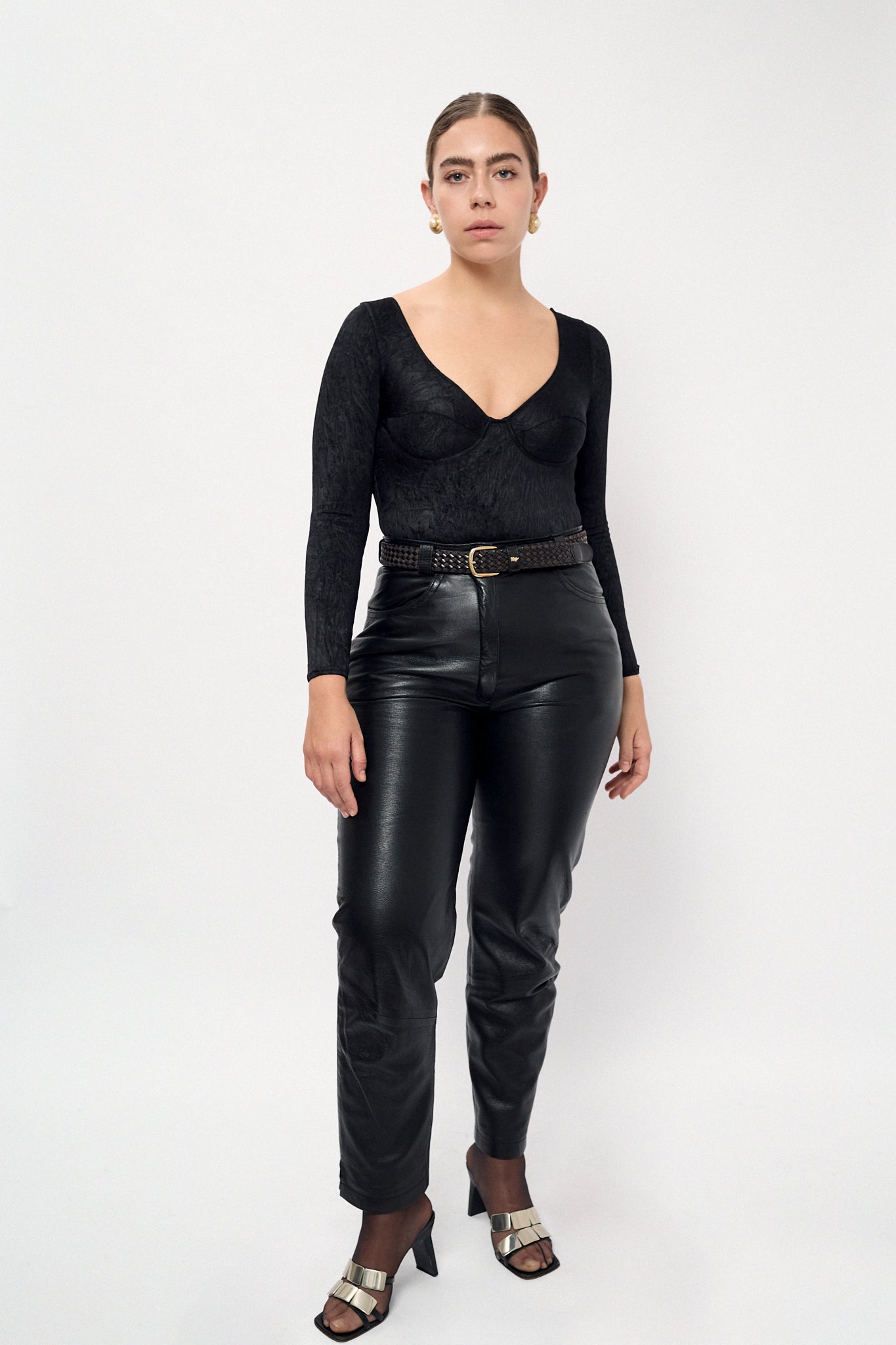 Leather trousers