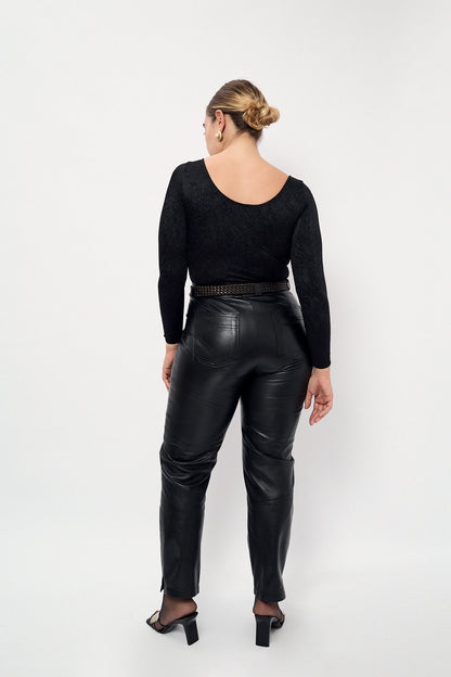 Leather trousers