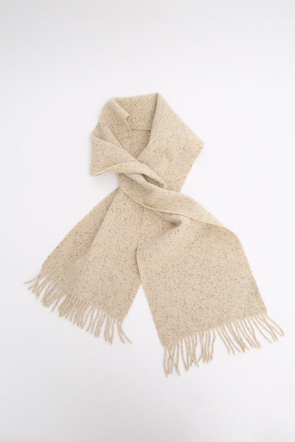 Wool beige scarf