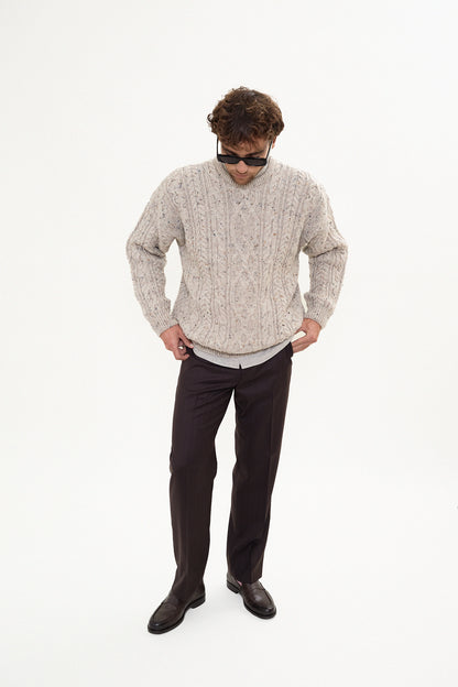 Oversized wool jumper