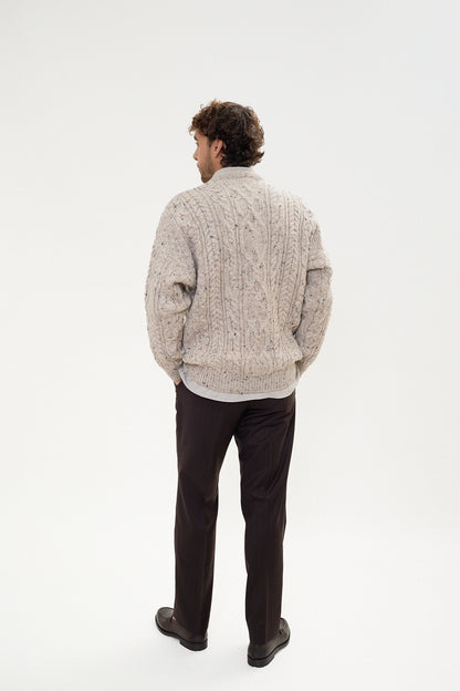 Oversized wool jumper