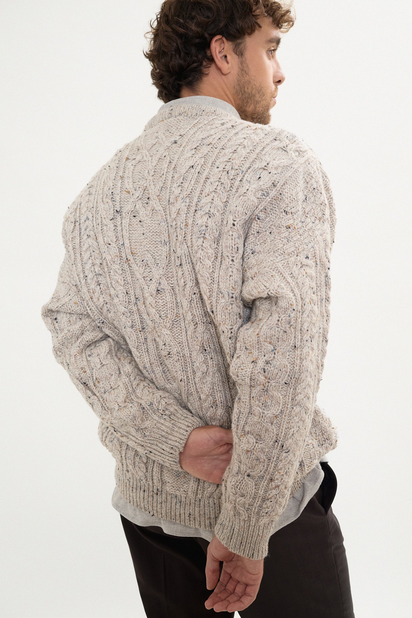 Oversized wool jumper