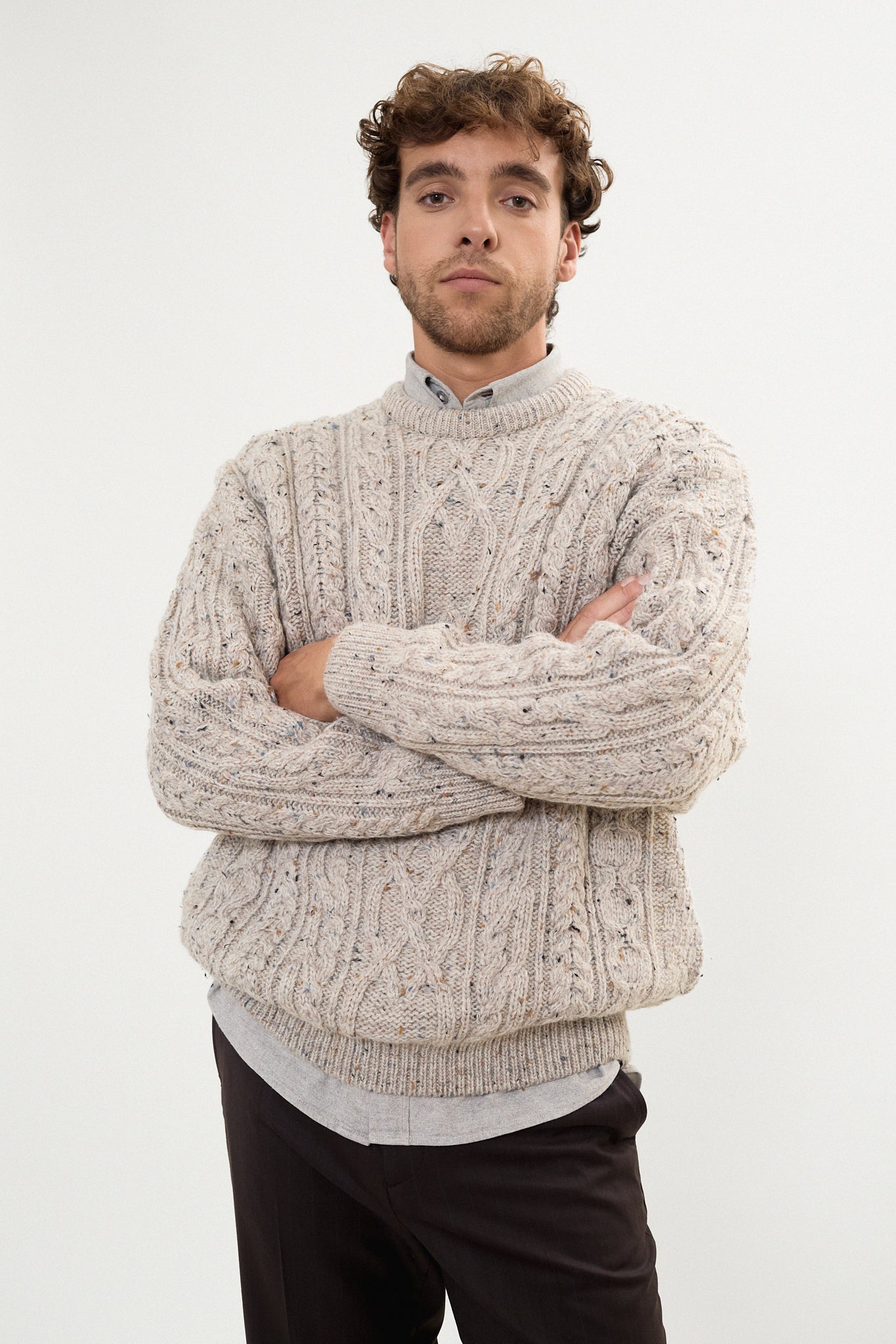 Oversized wool jumper