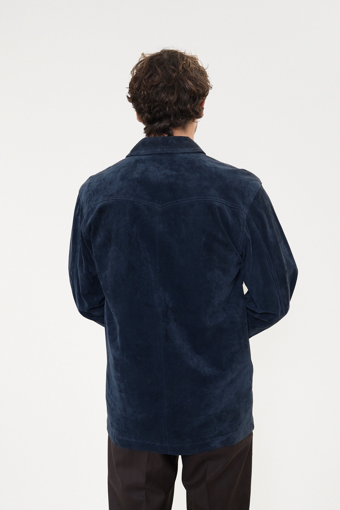 Suede overshirt