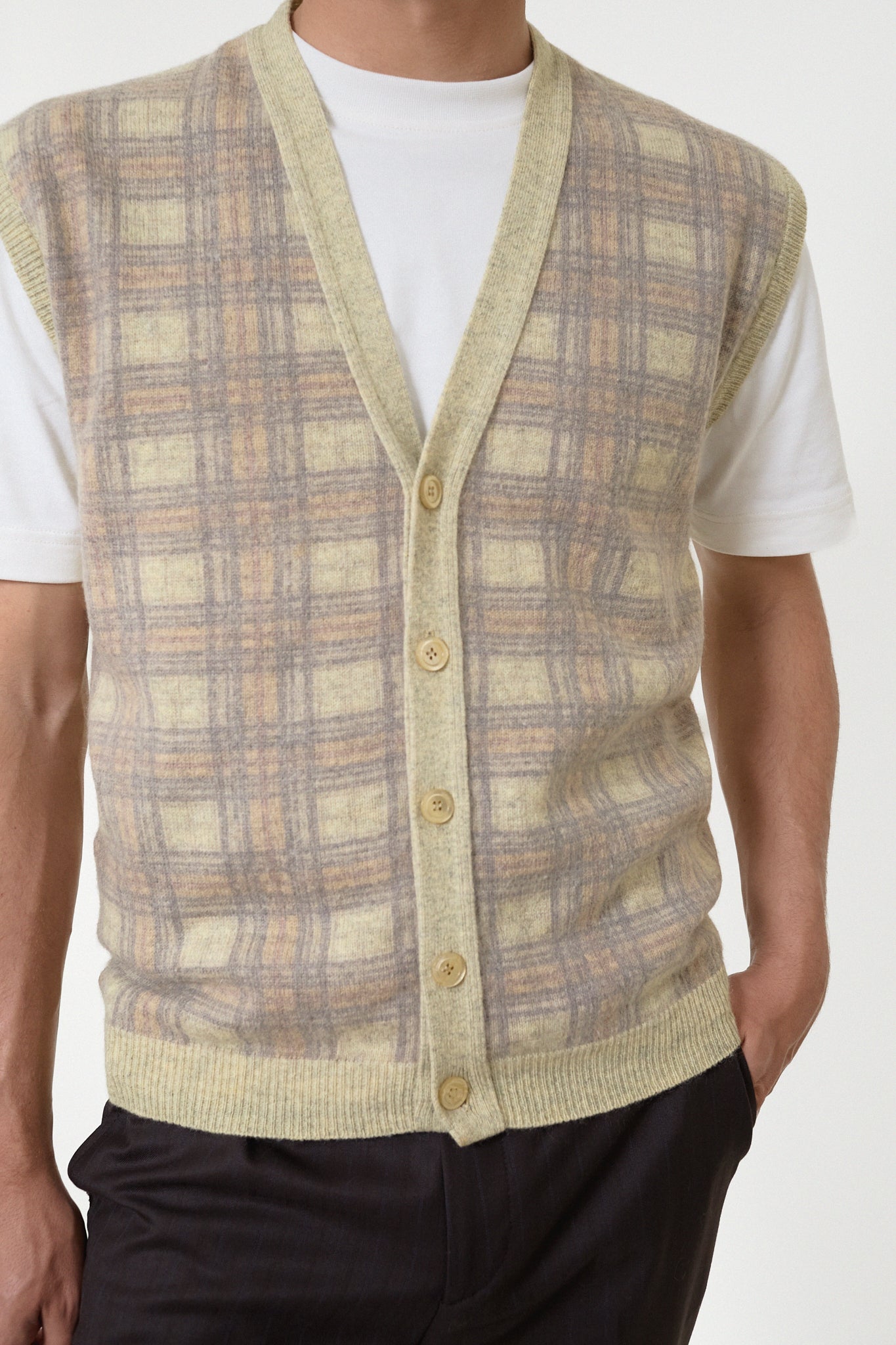 Vintage wool waistcoat