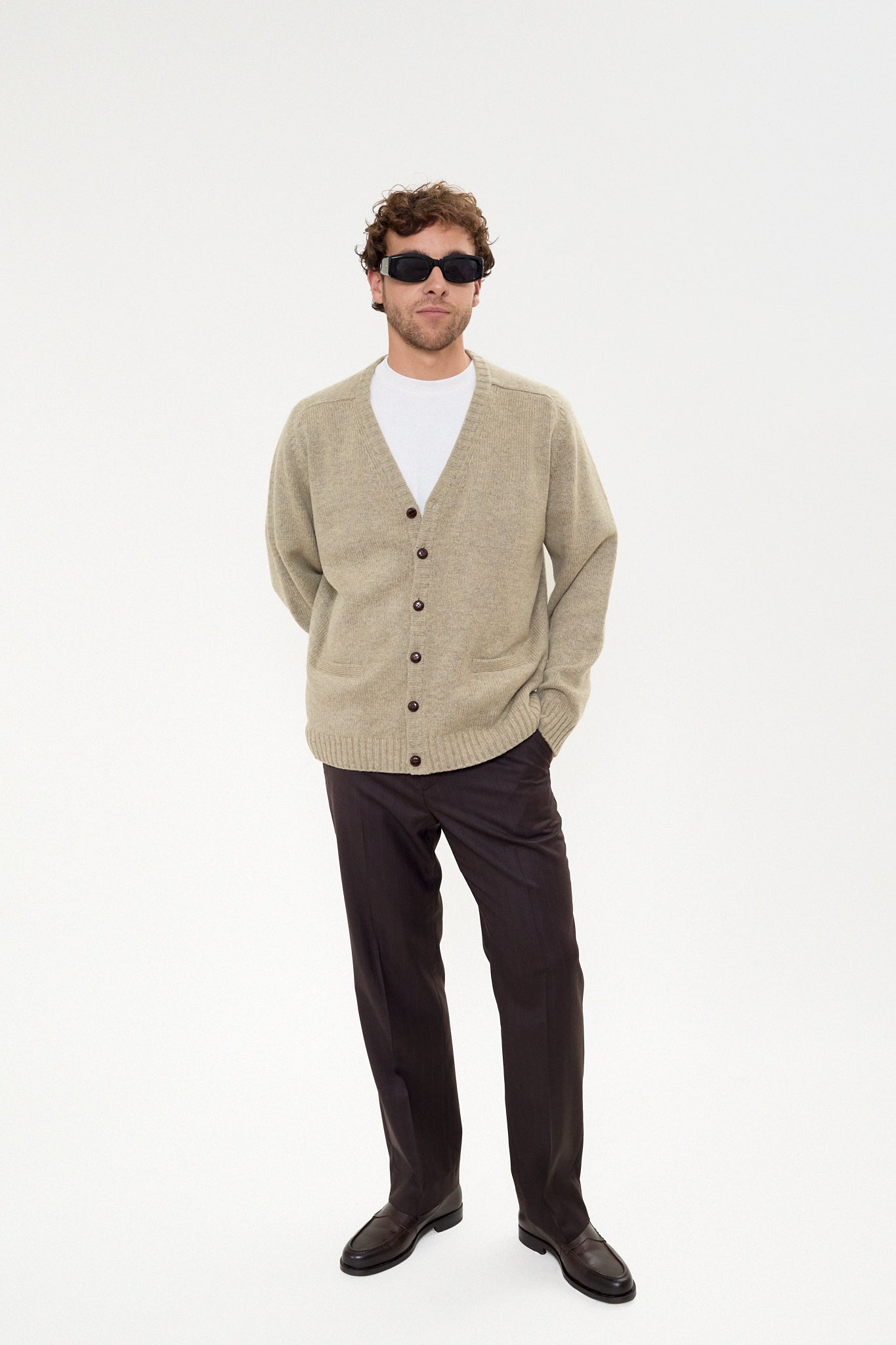 Wool cardigan