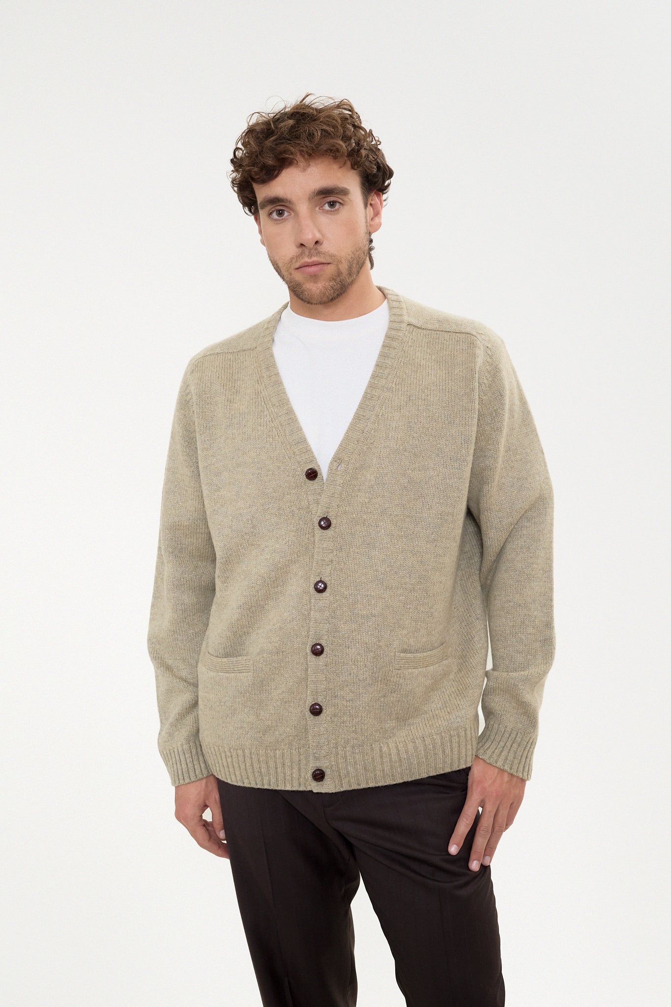 Wool cardigan