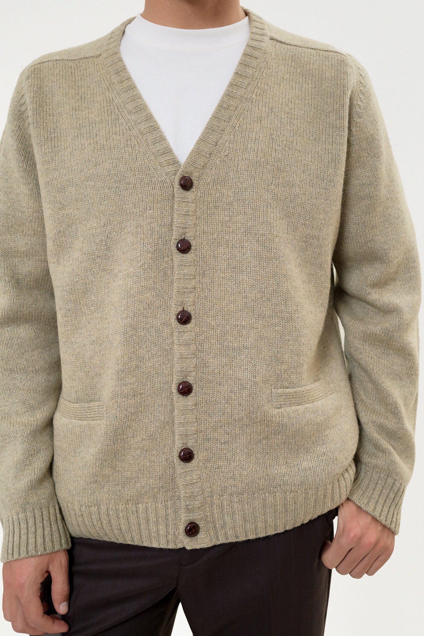 Wool cardigan