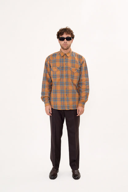 Checkered flannel shirt