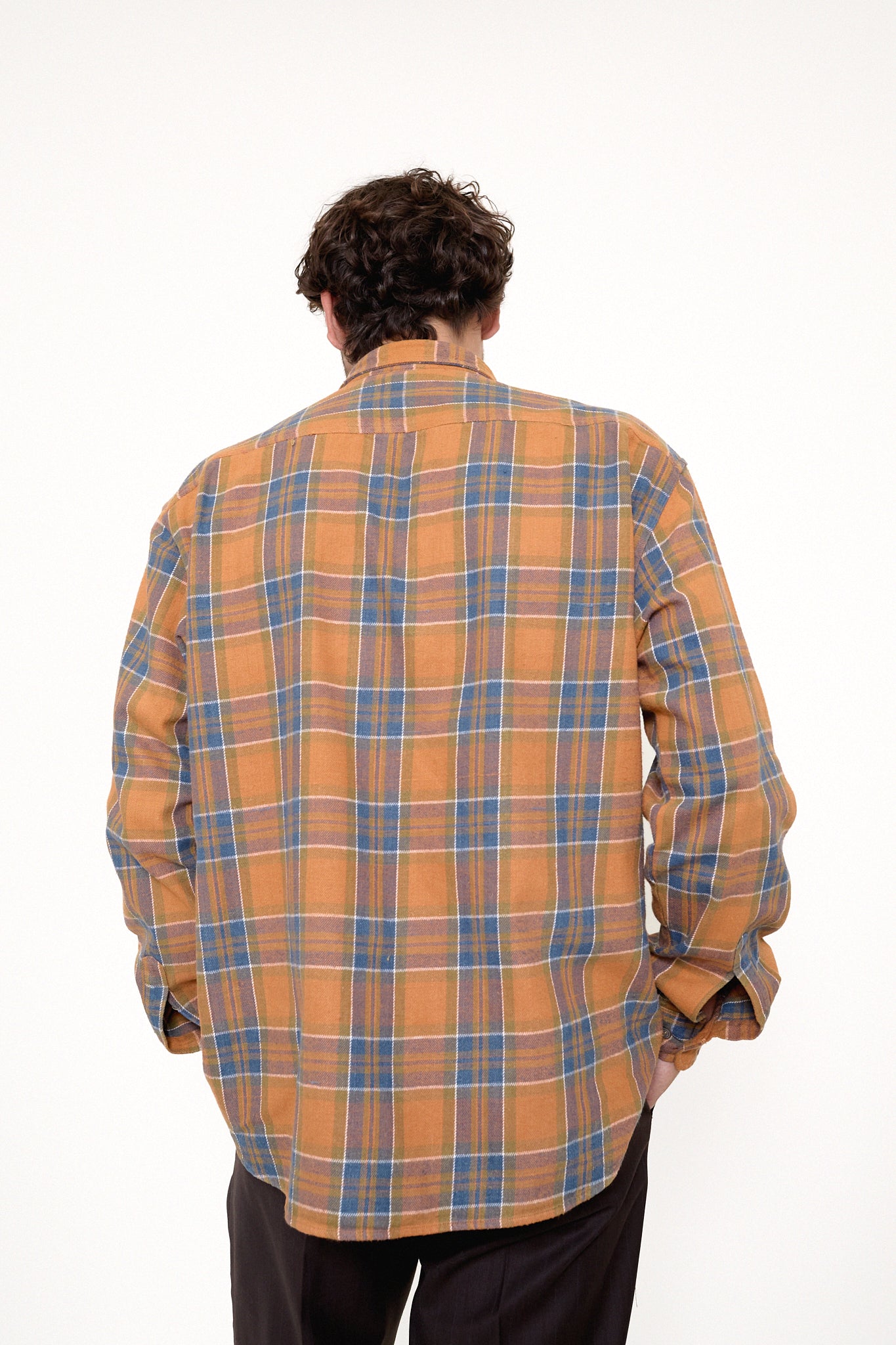 Checkered flannel shirt