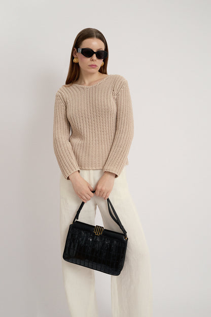 Chunky knit jumper