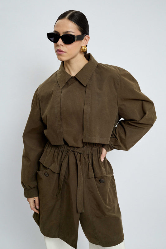 Trench parka