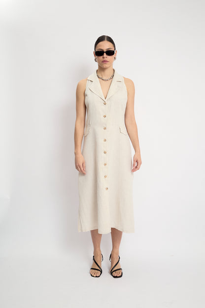 Linen summer dress